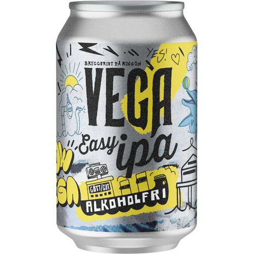 Öl Alkoholfri Easy IPA 330ml Vega Bryggeri