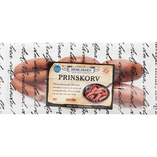 Prinskorv 360g Hemgården