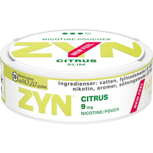 Slim Citrus S3 14.7g Zyn