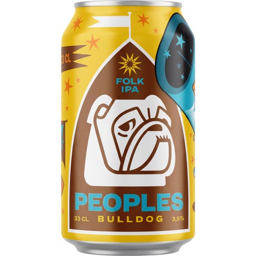 Öl IPA Peoples Bulldog 3.5% 33cl Gotlands Bryggeri