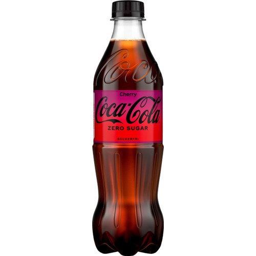Läskedryck Cherry Zero Sugar 50cl Coca-Cola