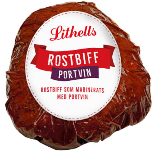 Rostbiff Portvin i skivor ca 14g Lithells