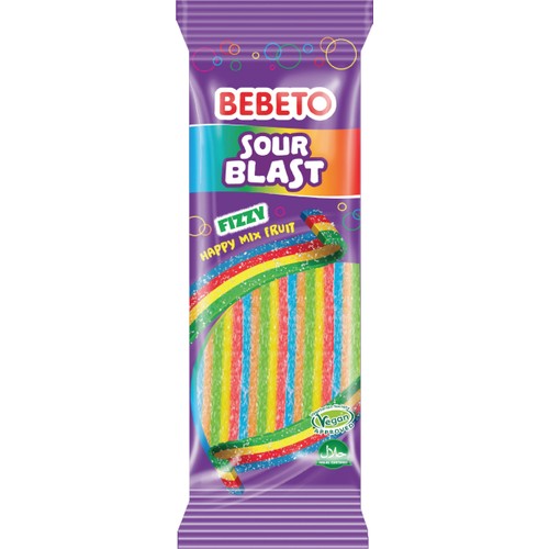 Godisrem Sour blast fruit 180g bebeto