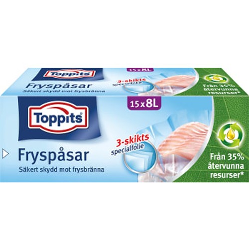 Fryspåsar 15-p 8l Toppits