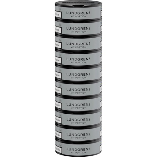 Lundgrens Vit Portion Stock