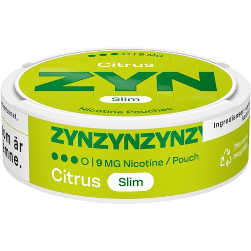 Zyn Citrus Slim 9mg S3 13.6g