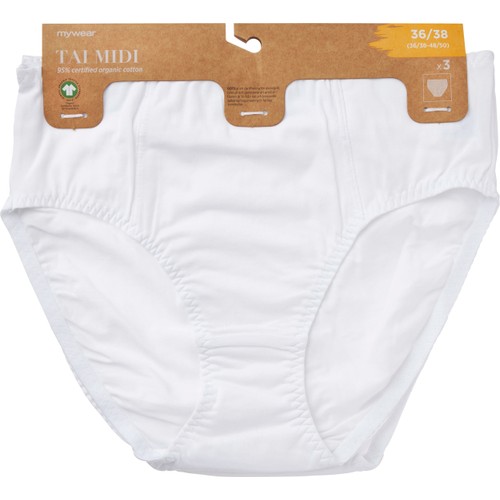 Midi Minna 3p vit 40/42 ICA I love eco