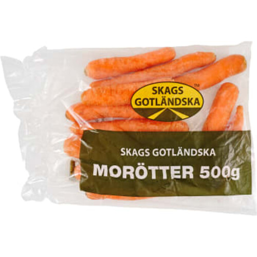 Morötter Tvättade 500 g Gotlandspecialisten