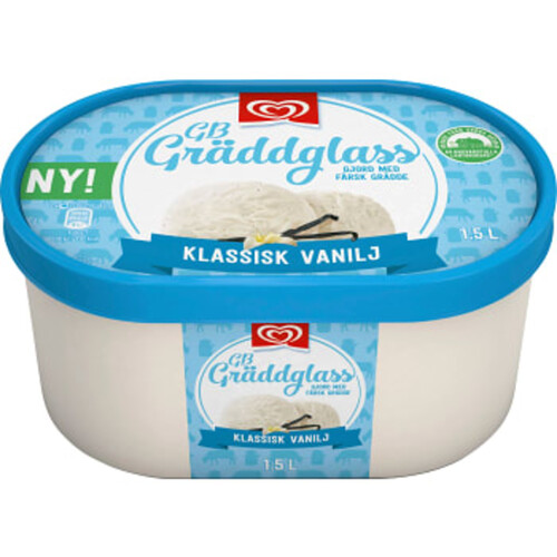 Gräddglass Klassisk vanilj 1,5L GB Glace