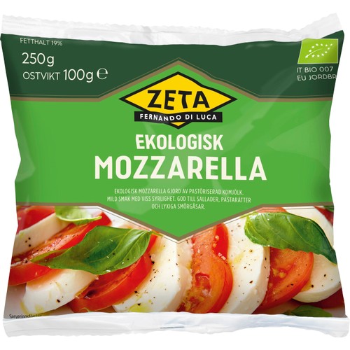 Mozzarella Ekologisk 100g Zeta