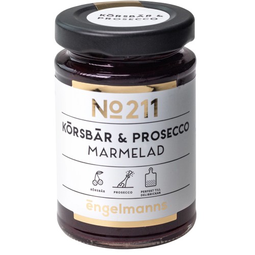 Marmelad Körsbär & Prosecco 120g Engelmanns
