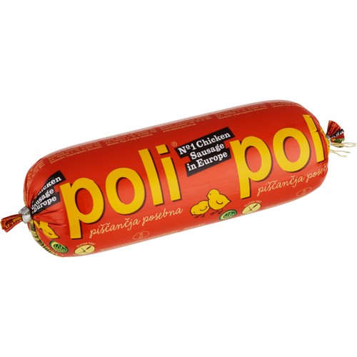 Kycklingkorv Naturell 500g Poli