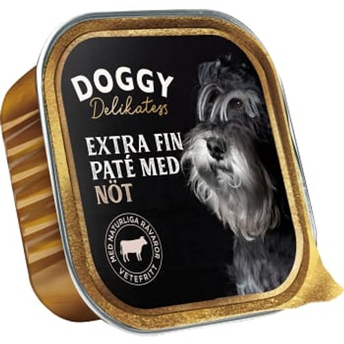Hundmat Delikatesspaté Nöt 150g Doggy Delikatess