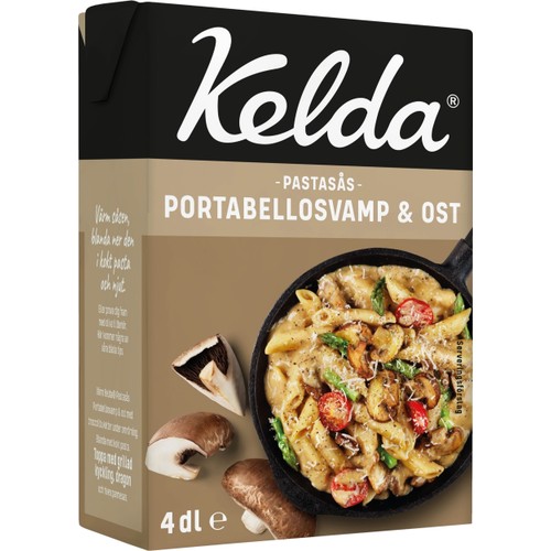 Pastasås Portabellosvamp Ost 4dl Kelda