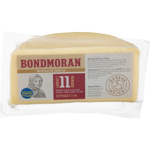 Bondmoran 31% 500g Gäsene Mejeri