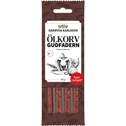 Ölkorv Gudfadern 80g Härryda Karlsson