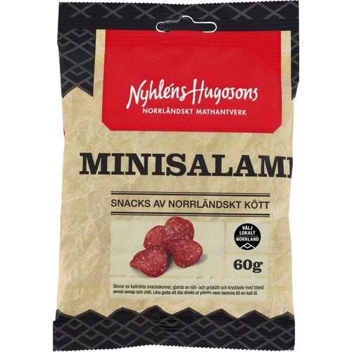 Minisalami 60g Nyhléns Hugosons