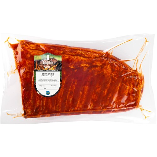 Spareribs Färska Grillmarinade original ca 1,35kg Dalsjöfors