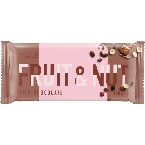 Mjölkchoklad Fruit & Nut 100g Treatville