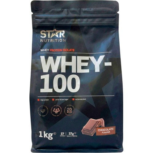 Proteinpulver Chokladsmak Whey-100 1kg Star Nutrition