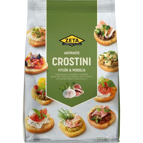 Crostini Vitlök & persilja 120g Zeta