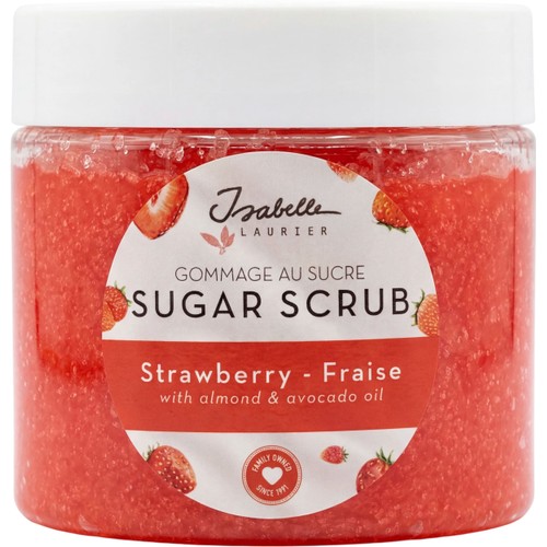 Sockerskrubb Jordgubb 500g Isabelle Laurier