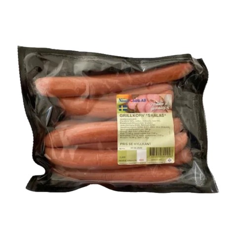 Grillkorv Skalas Storpack ca 800g Nässjö Chark