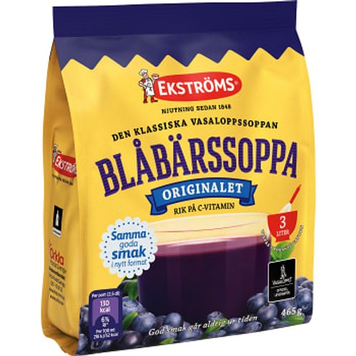 Blåbärssoppa 3l 465g Ekströms