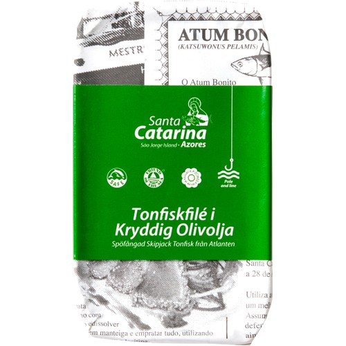Tonfisk I Medelhavskryddad Olivolja 120g Santa Catarina