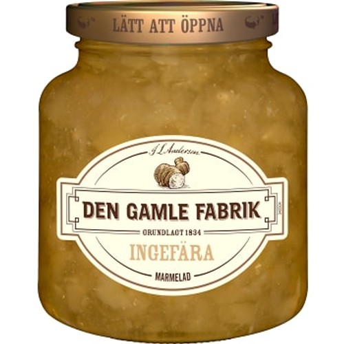 Marmelad Ingefära 380g Den Gamle Fabrik