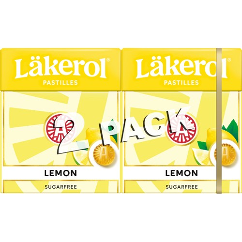 Classic Lemon  sockerfri 2p 50g Läkerol