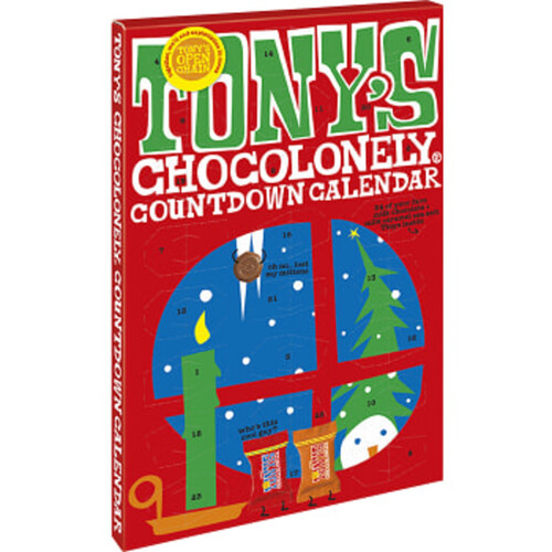 Adventskalender Liten 216g Tony's Chocolonely