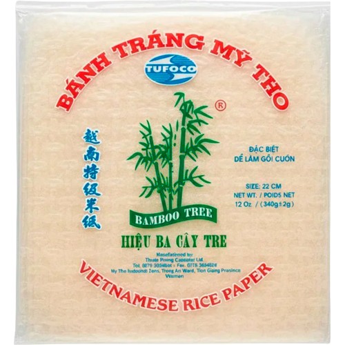 Rispapper Kvadratiska 340g Bamboo Tree