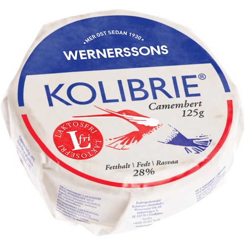 Camembert Laktosfri 125g Kolibrie
