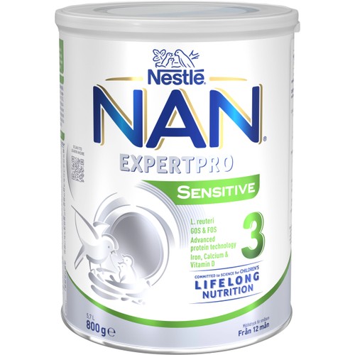 Mjölkersättning NAN Sensitive 3 1år 800g Nestle