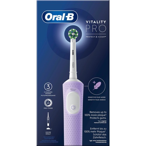 Eltandborste Vit Pro Lila Oral-B