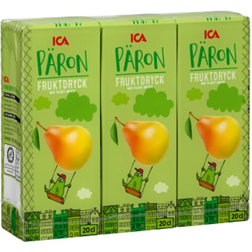 Fruktdryck Päron 3-p 60cl ICA