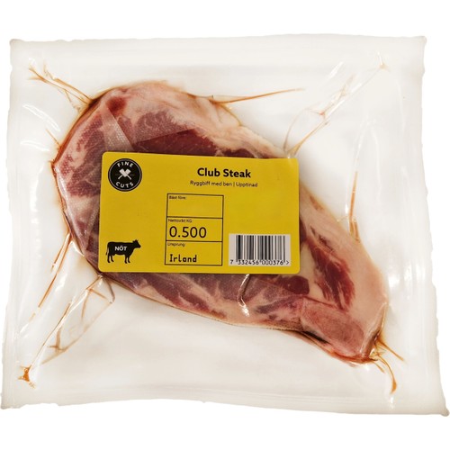 Club steak frystinad 500g Hacksta Köttdisk