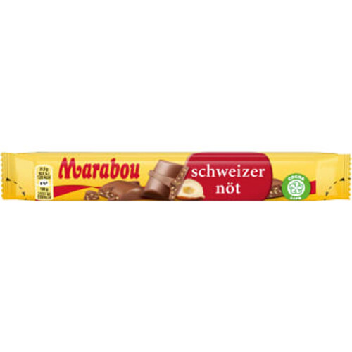 Mjölkchoklad bar Schweizernöt 43g Marabou