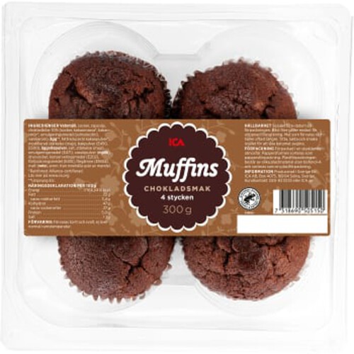 Muffins Choklad 300g ICA