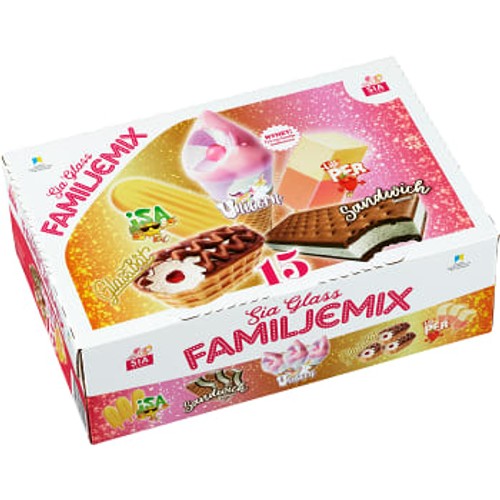 Glass Familjemix 15-p 1524ml SIA Glass