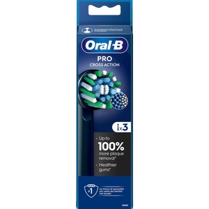 Tandborstrefill Cross Action Svart 3p Oral-B