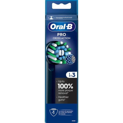 Tandborstrefill Cross Action Svart 3p Oral-B