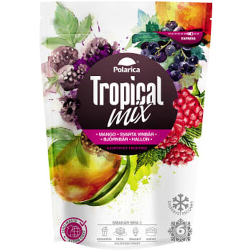 Djupfryst Fruktmix Tropical Mix 300g Polarica