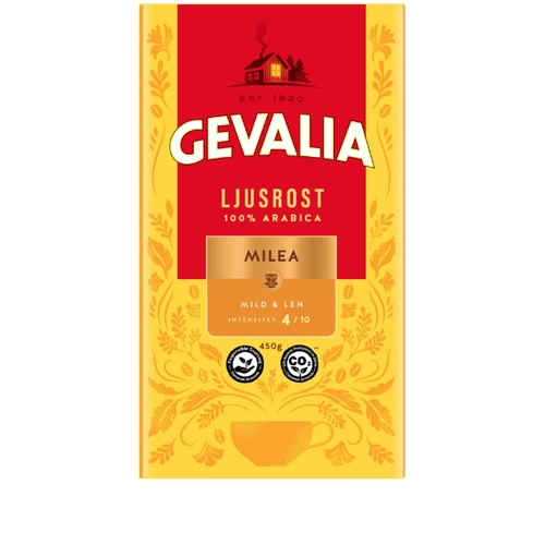 Kaffe Milea Ljusrost 450g Gevalia