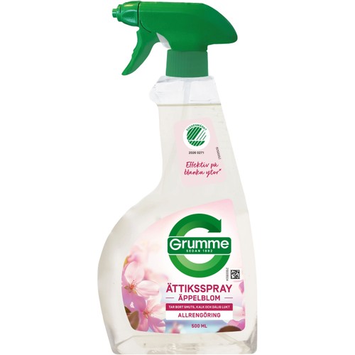 Ättikspray Äppelblom 500ml Miljömärkt Grumme