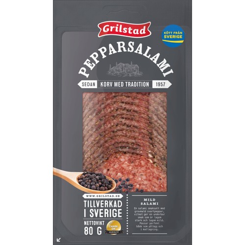 Pepparsalami 80g Grilstad