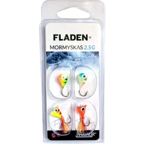 Mormyskas 2,5g 4-p Fladen