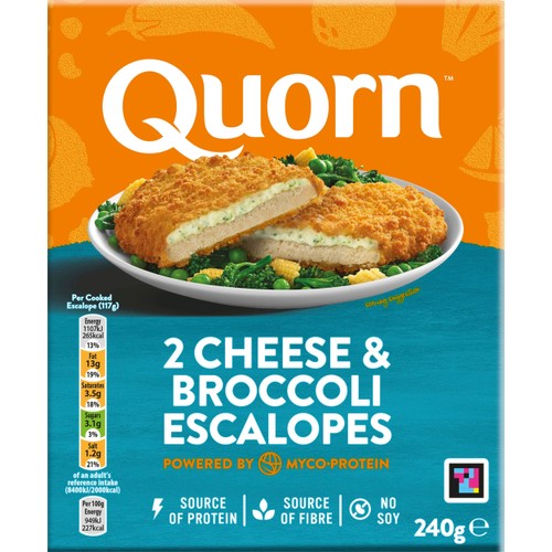 Vegetarisk Cheese & broccoli escalopes 240g Quorn