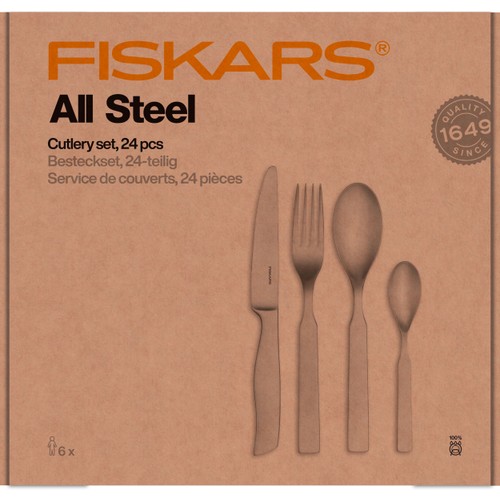 Bestickset 24 delar All Steel Fiskars